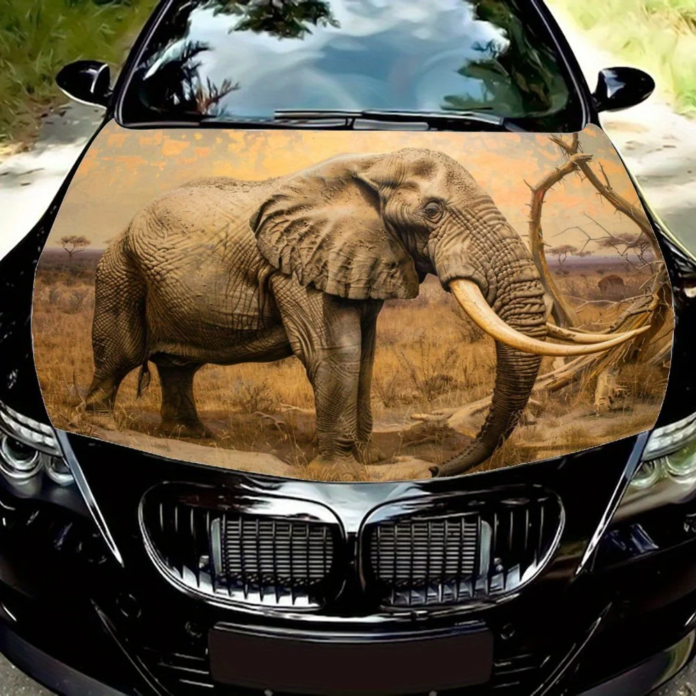 Grassland Guardian: The Lonely Elephant Standing; Car Vinyl Combo Wraps, Vinyl Car Hood Graphics, Vinyl Material with Unique P
Grassland Guardian: The Lonely Elephant Standing; Car Vinyl Combo Wraps, Vinyl Car Hood Graphics, Vinyl Material with Unique P