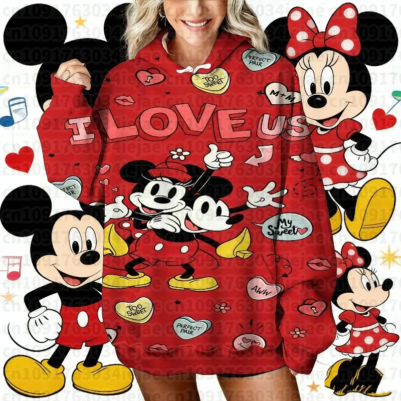 2025-26 Autumn/winter Disney Women's Mickey & Minnie Christmas Printed Hoodie for Great for Street Holiday Fashion Daily Wear
2025-26 Autumn/winter Disney Women's Mickey & Minnie Christmas Printed Hoodie for Great for Street Holiday Fashion Daily Wear