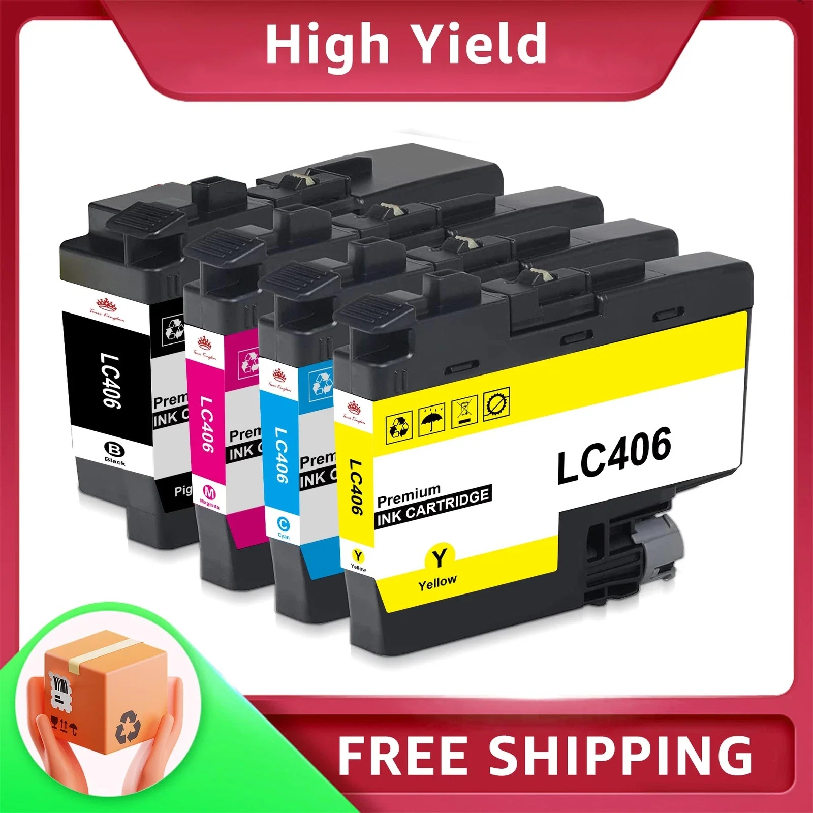 Compatible For LC 406 BCMY Ink Cartridge Replacement Brother
Compatible For LC 406 BCMY Ink Cartridge Replacement Brother