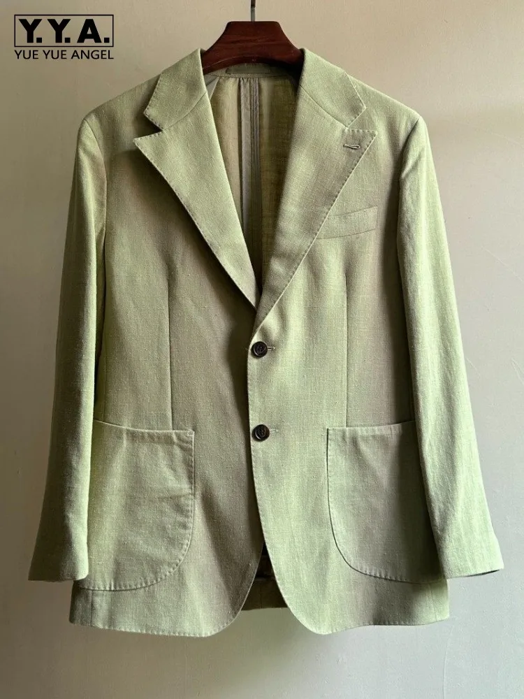 Mens Spring Summer Casual Business Work Blazer Jacket Slim Fit Single Breasted Linen Suit Coat High Quality Office Man Outwear
Mens Spring Summer Casual Business Work Blazer Jacket Slim Fit Single Breasted Linen Suit Coat High Quality Office Man Outwear