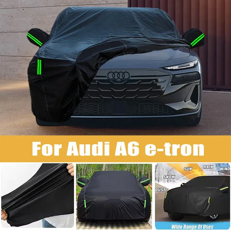 For Audi A6 E-tron Full Car Cover Four Seasons Outdoor Sun Anti UV Rain Snow Dust Protection Oxford Cloth Accessories
For Audi A6 E-tron Full Car Cover Four Seasons Outdoor Sun Anti UV Rain Snow Dust Protection Oxford Cloth Accessories
