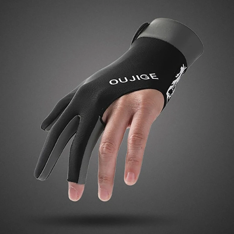 New Non Slip Stickers Billiards Glove Left Hand Three Finger Billiard Glove Elasticity Billiard Training Gloves Accessories
New Non Slip Stickers Billiards Glove Left Hand Three Finger Billiard Glove Elasticity Billiard Training Gloves Accessories