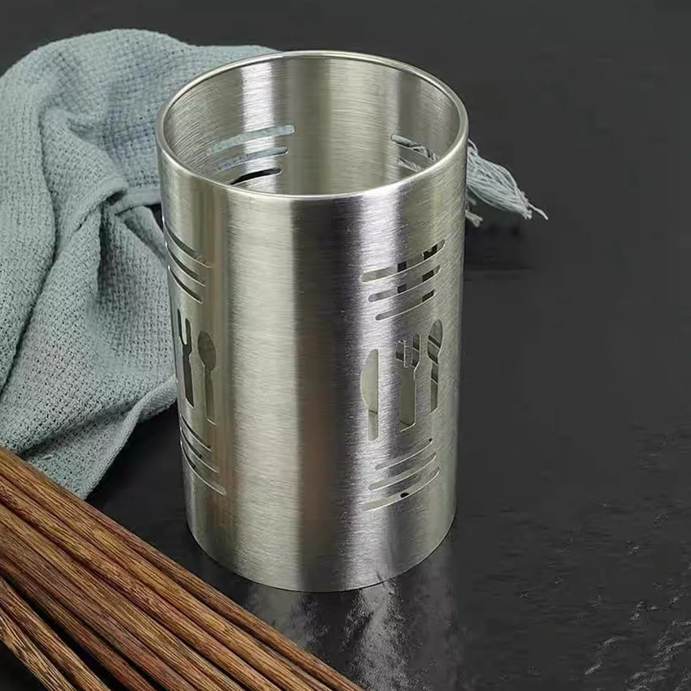 Stainless Steel Cutlery Holder Chopstick Tube Cage Storage Box Spoon Knife Drain Basket Kitchen Desktop ganizer
Stainless Steel Cutlery Holder Chopstick Tube Cage Storage Box Spoon Knife Drain Basket Kitchen Desktop ganizer