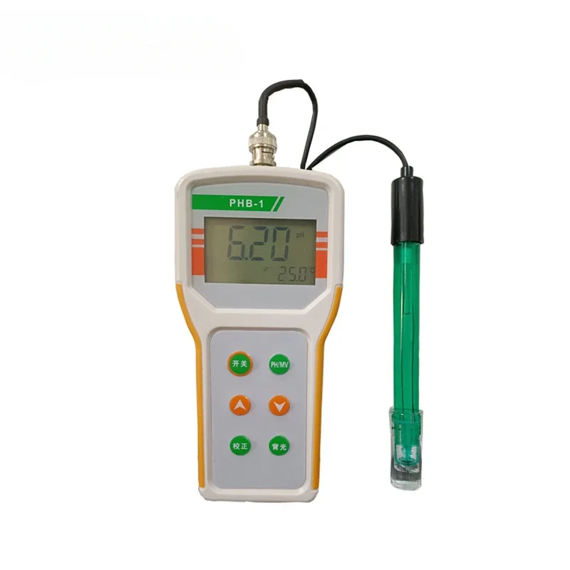 PHB-1 Portable PH Meter, Handheld Laboratory Acidity Meter, 0.01 High-precision Acid-base Tester
PHB-1 Portable PH Meter, Handheld Laboratory Acidity Meter, 0.01 High-precision Acid-base Tester