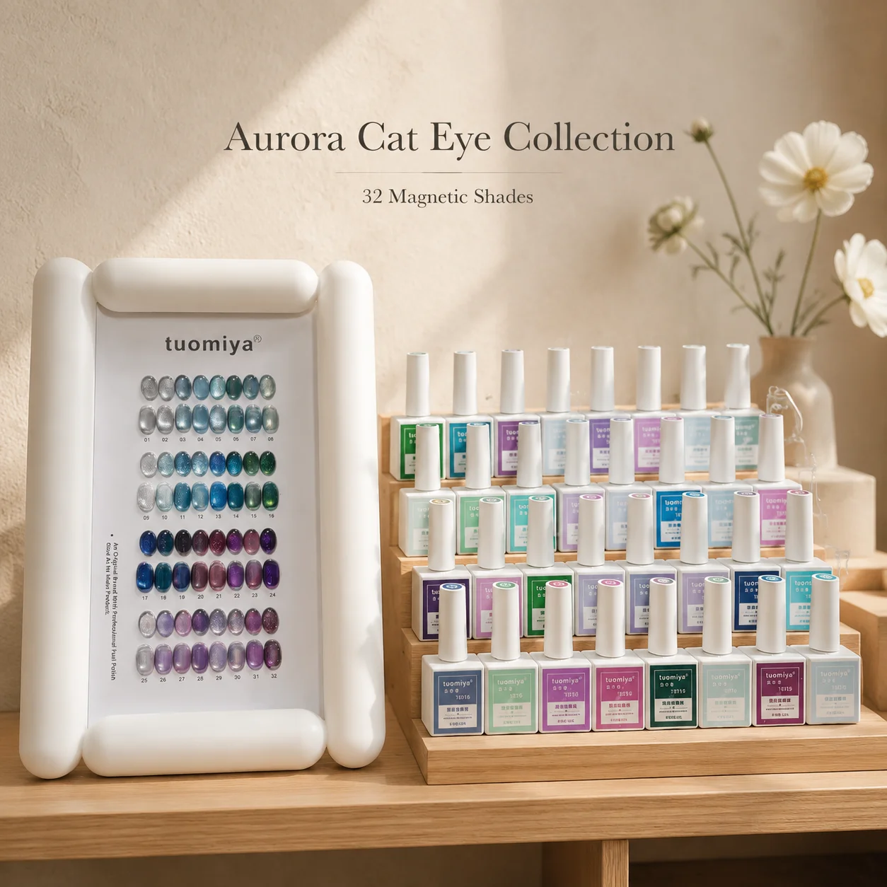 32 Colors Aurora Cat Eye Gel Polish Set Magnetic UV LED Soak Off Nail Gel Kit Shimmer Glitter Nail Art Manicure Salon
32 Colors Aurora Cat Eye Gel Polish Set Magnetic UV LED Soak Off Nail Gel Kit Shimmer Glitter Nail Art Manicure Salon