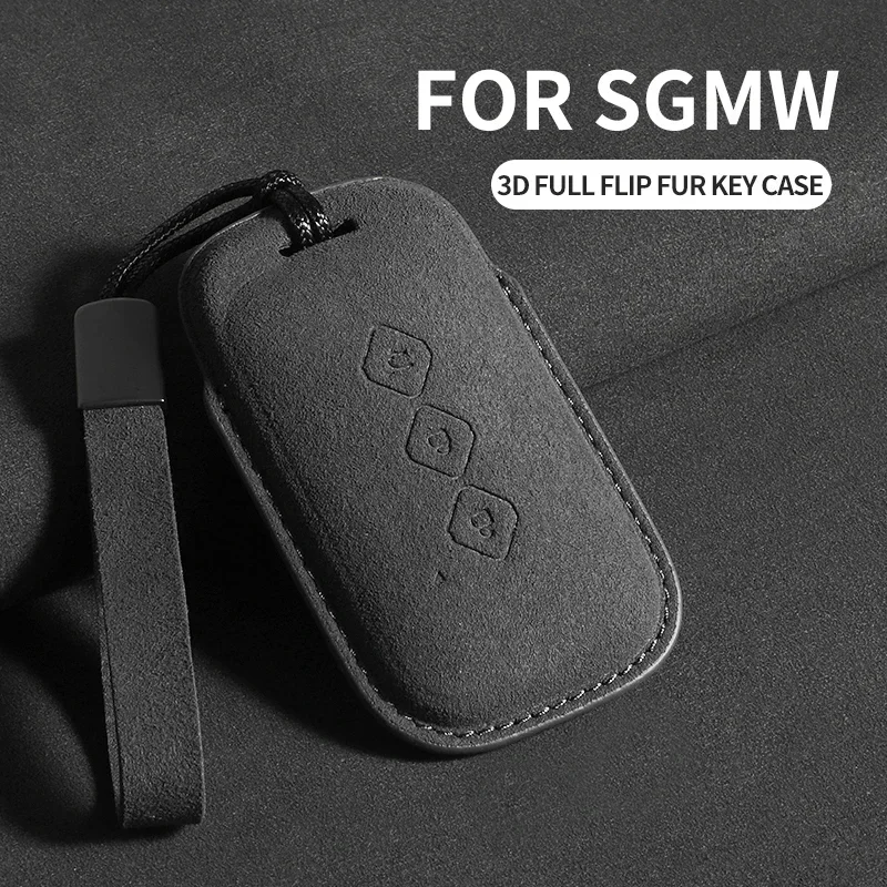 Suede 3 Button Car Key Case Cover Shell for SGMW Wuling Hongguang S for Baojun 510 730 360 560 RS-5 530 630 Car Keychain
Suede 3 Button Car Key Case Cover Shell for SGMW Wuling Hongguang S for Baojun 510 730 360 560 RS-5 530 630 Car Keychain