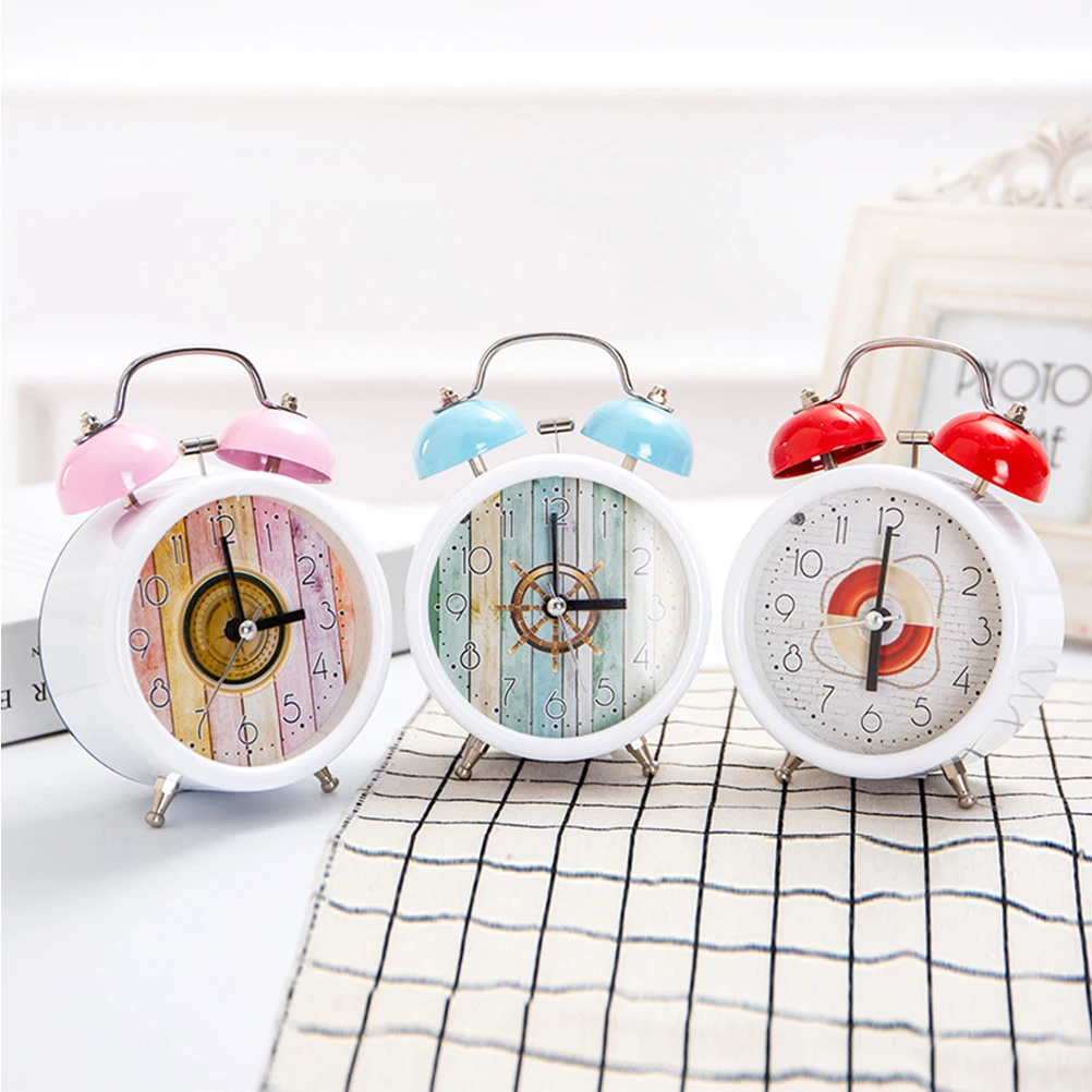 Metal Ring Clock Alarm Kids Bedside Table Desk Small Student Lovely Design Premium Material Creative Fashion Home Office Dorm
Metal Ring Clock Alarm Kids Bedside Table Desk Small Student Lovely Design Premium Material Creative Fashion Home Office Dorm