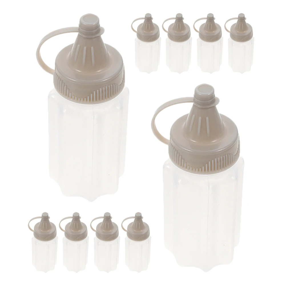 12 pcs Mini Sauce Bottle Ketchup Squeeze Condiment Plastic Cooking Oil Jam Leakproof Portable Reusable Outdoor Barbecue Picnic
12 pcs Mini Sauce Bottle Ketchup Squeeze Condiment Plastic Cooking Oil Jam Leakproof Portable Reusable Outdoor Barbecue Picnic