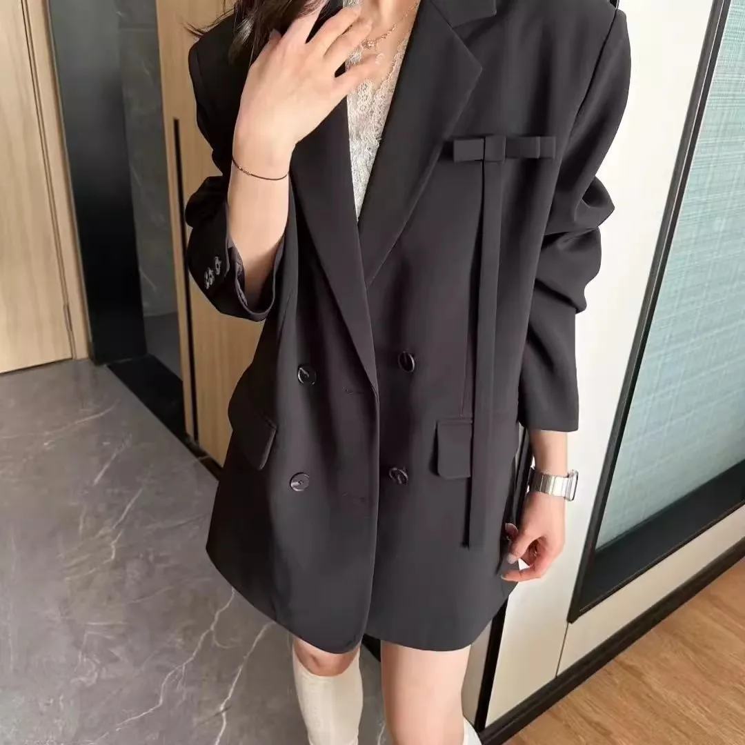 Повседневный женский костюм средней длины Jaet, осенне-зимний новый корейский свободный маленький размер, верхняя одежда в этом году
Повседневный женский костюм средней длины Jaet, осенне-зимний новый корейский свободный маленький размер, верхняя одежда в этом году