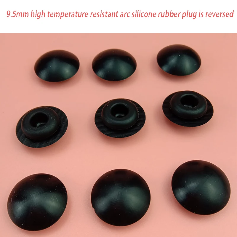 Hole Plug Snap-on 9.5mm Silicone Rubber Seal T-Shape Gasket Inserts Bungs Blanking End Caps Stopper Black White -40℃ - 250℃
Hole Plug Snap-on 9.5mm Silicone Rubber Seal T-Shape Gasket Inserts Bungs Blanking End Caps Stopper Black White -40℃ - 250℃