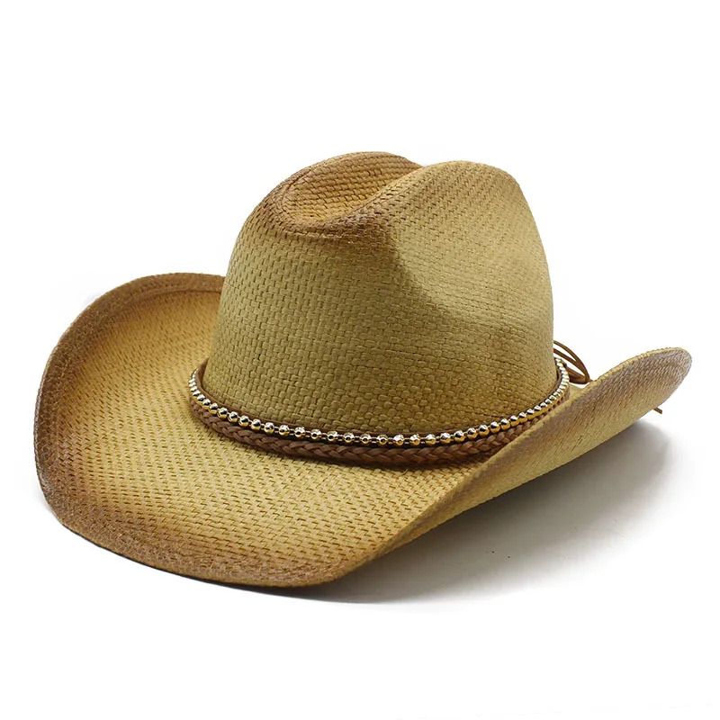 Cross-border European And American Retro Artistic Style Western Straw Cowboy Hat Outdoor Curved Brim Sun Hat Jazz Hat
Cross-border European And American Retro Artistic Style Western Straw Cowboy Hat Outdoor Curved Brim Sun Hat Jazz Hat