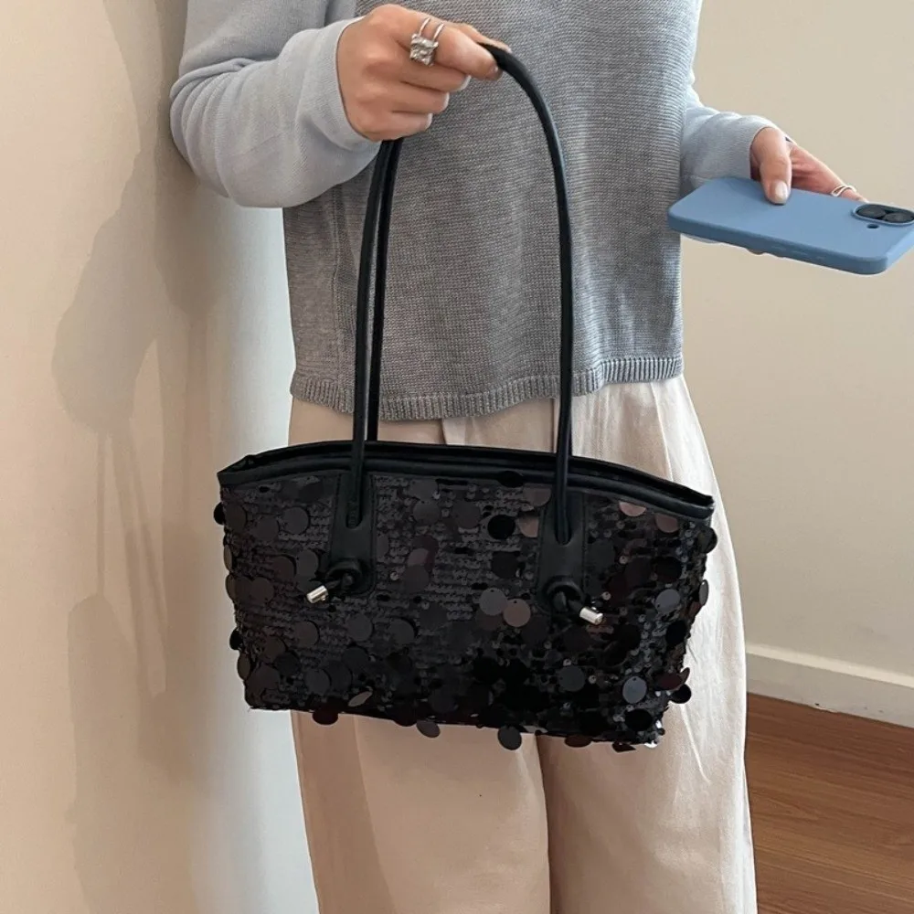New Shiny Sequins Tote Bag Glitter Large Capacity Handbag Shoulder Bag Women
New Shiny Sequins Tote Bag Glitter Large Capacity Handbag Shoulder Bag Women