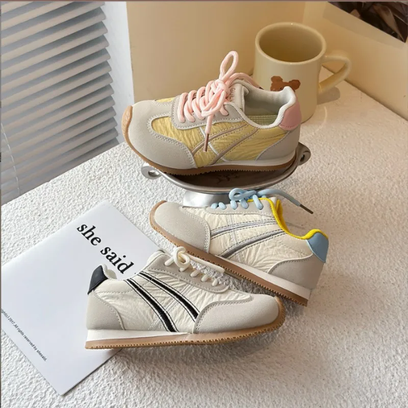 Children's Forrest Gump Shoes 2025 Spring Autumn New Style Girls' Virtue Training Shoes Boys' Casual Sports Shoes Size 23-36
Children's Forrest Gump Shoes 2025 Spring Autumn New Style Girls' Virtue Training Shoes Boys' Casual Sports Shoes Size 23-36