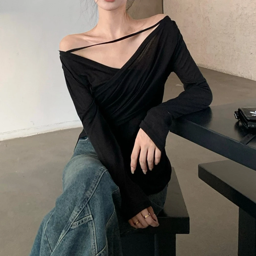 Casual Wear Fashion T-shirt Casual Outing M S Women's Spring Autumn Wear Casual Autumn Fashion Commuting Style
Casual Wear Fashion T-shirt Casual Outing M S Women's Spring Autumn Wear Casual Autumn Fashion Commuting Style