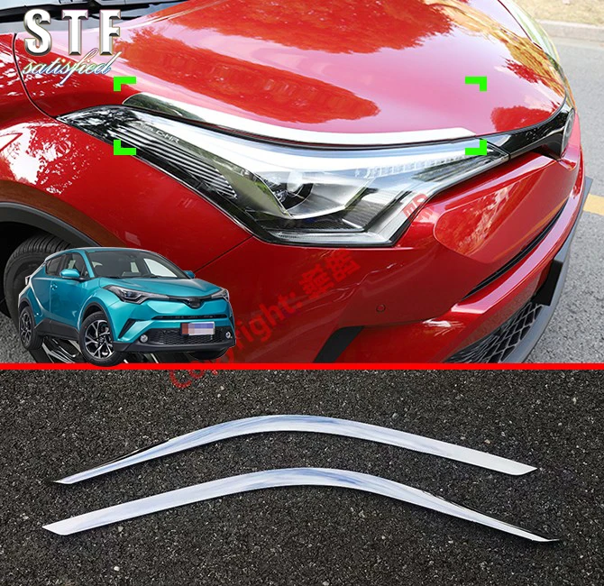 ABS Chrome HeadLight Lamp Trim For Toyota C-HR CHR 2017 2018 2019 Car Accessories Stickers
ABS Chrome HeadLight Lamp Trim For Toyota C-HR CHR 2017 2018 2019 Car Accessories Stickers