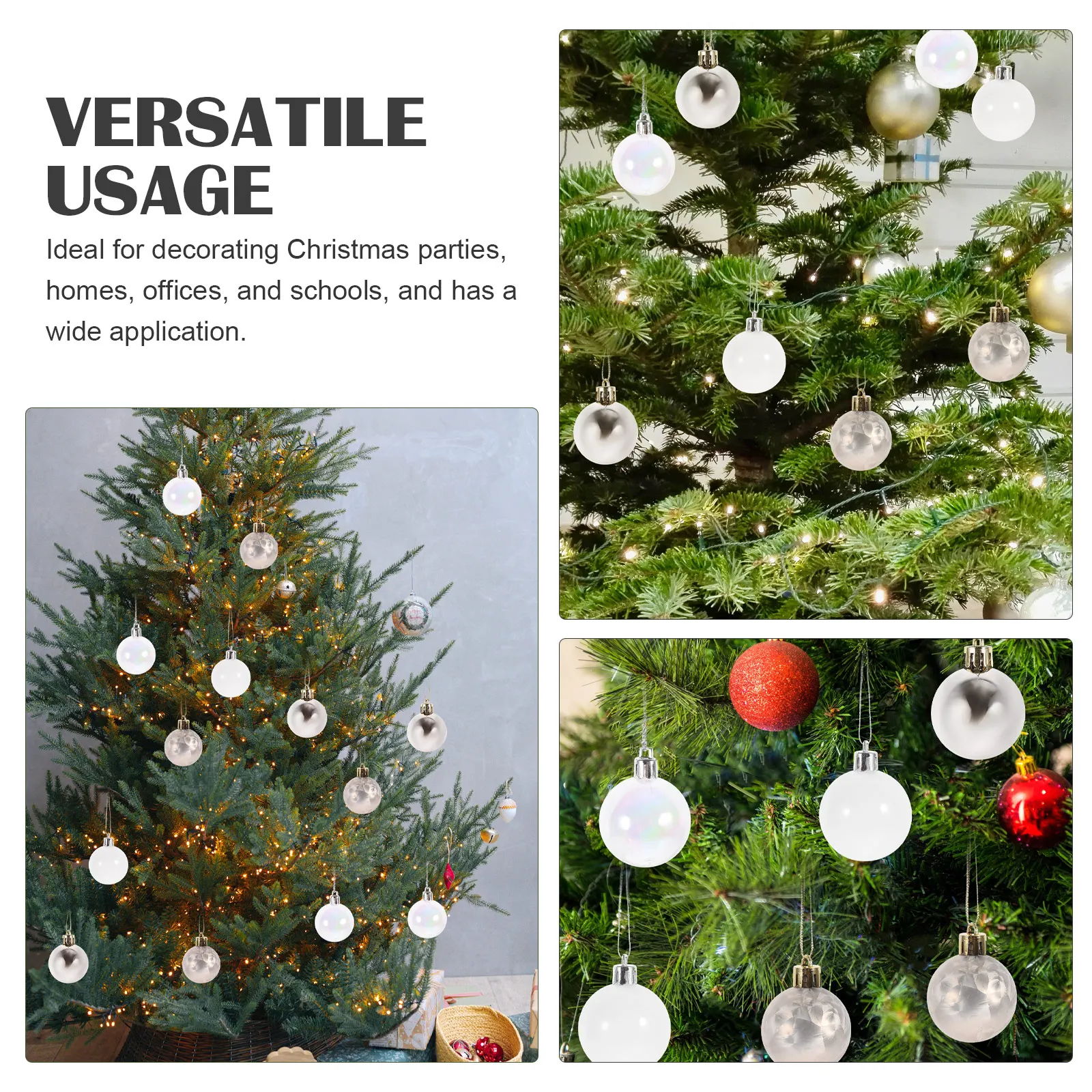 24pcs 4cm Plastic Ball naments Christmas Tree Hanging Decor Xmas Balls Pendants Home Office School Garden Supplies
24pcs 4cm Plastic Ball naments Christmas Tree Hanging Decor Xmas Balls Pendants Home Office School Garden Supplies