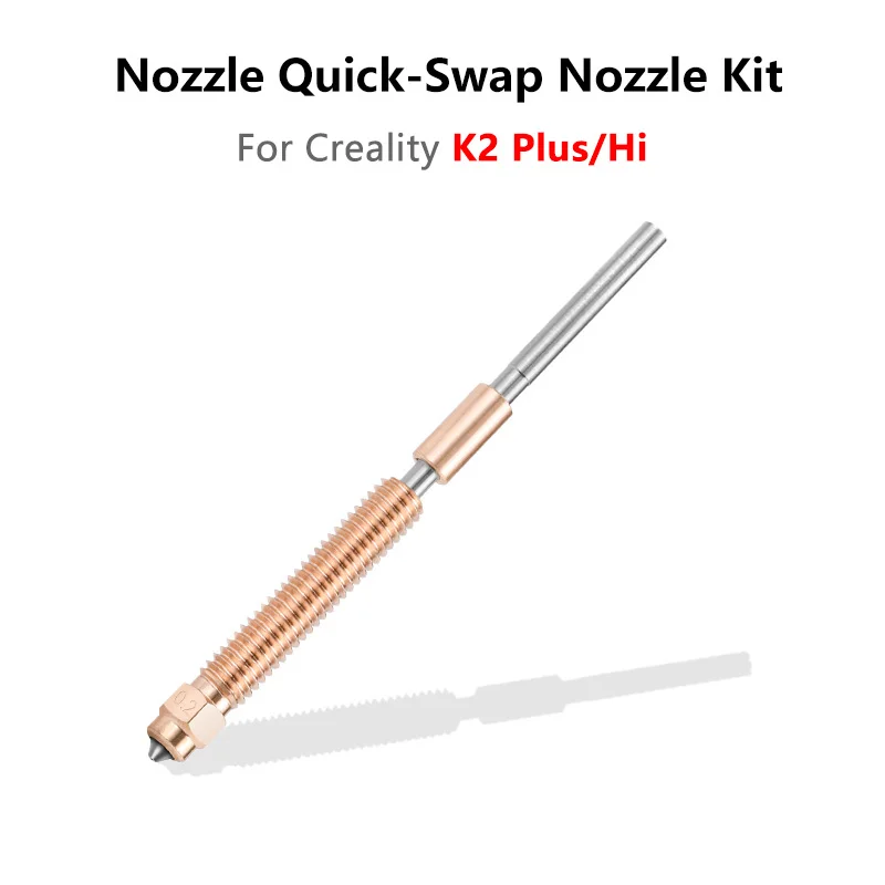 For Creality K2 Plus/Hi 3D Printer Accessories Quick-Swap Nozzle Kit Hardened steel All-metal Design For Creality K2 Plus
For Creality K2 Plus/Hi 3D Printer Accessories Quick-Swap Nozzle Kit Hardened steel All-metal Design For Creality K2 Plus
