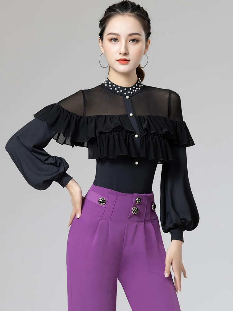 2022 Woman Latin Dance Top Waltz Ballroom Dance Garment Performance Latin Woman Leotard Garment 5165
2022 Woman Latin Dance Top Waltz Ballroom Dance Garment Performance Latin Woman Leotard Garment 5165