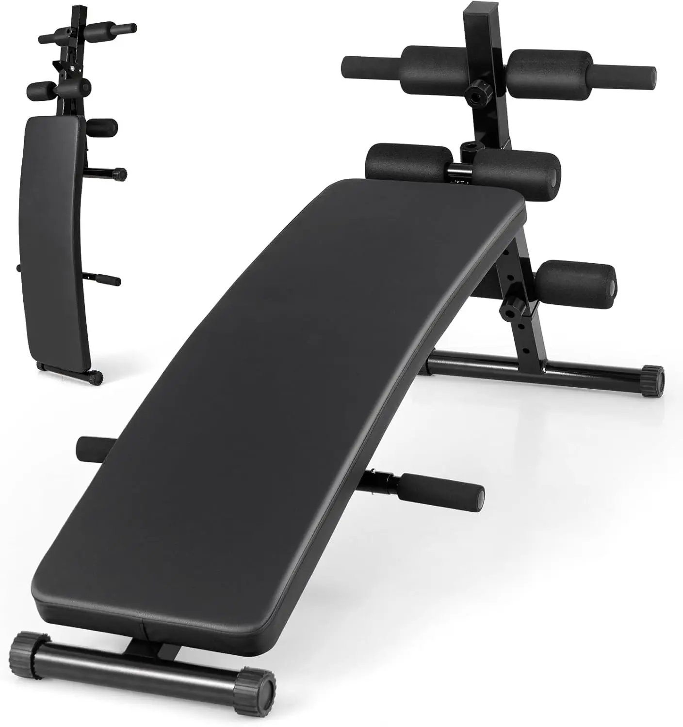 Sit Up Bench Decline Sit up Bench with 5-level Adjustable Height 300lbs Capacity Anti-slip Foot Pads Foldable Ab Bench for Full
Sit Up Bench Decline Sit up Bench with 5-level Adjustable Height 300lbs Capacity Anti-slip Foot Pads Foldable Ab Bench for Full
