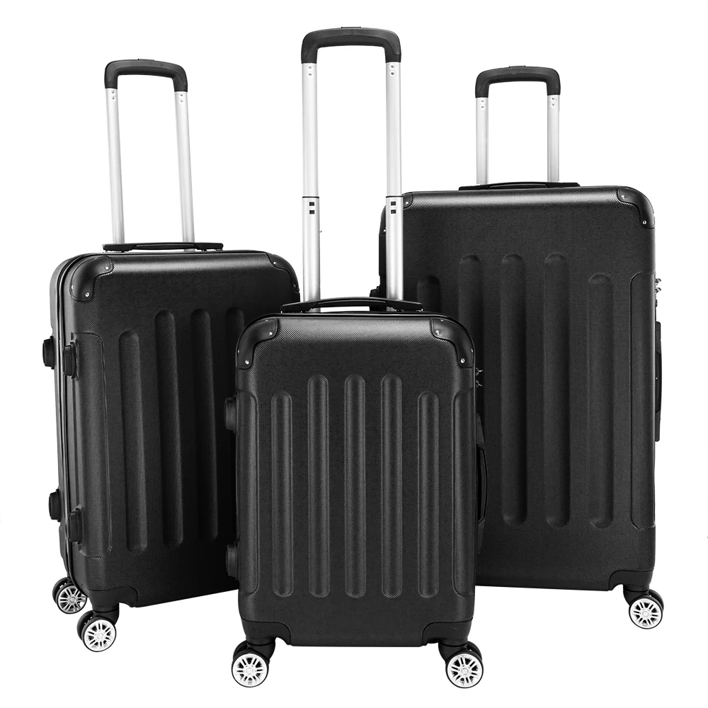 3-in-1 Portable ABS Trolley Case 20" / 24" / 28" Black Pull rod suitcase Large capacity suitcase suitcase set carry on luggage
3-in-1 Portable ABS Trolley Case 20" / 24" / 28" Black Pull rod suitcase Large capacity suitcase suitcase set carry on luggage