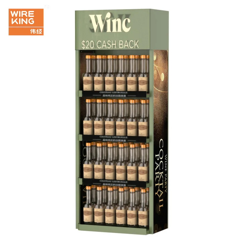 Custom. Supermarket Liquor Rack Red Wine White Wine Display Cabinet Supermarket Liquor Section Display Rack Floor-standing Shelf
Custom. Supermarket Liquor Rack Red Wine White Wine Display Cabinet Supermarket Liquor Section Display Rack Floor-standing Shelf