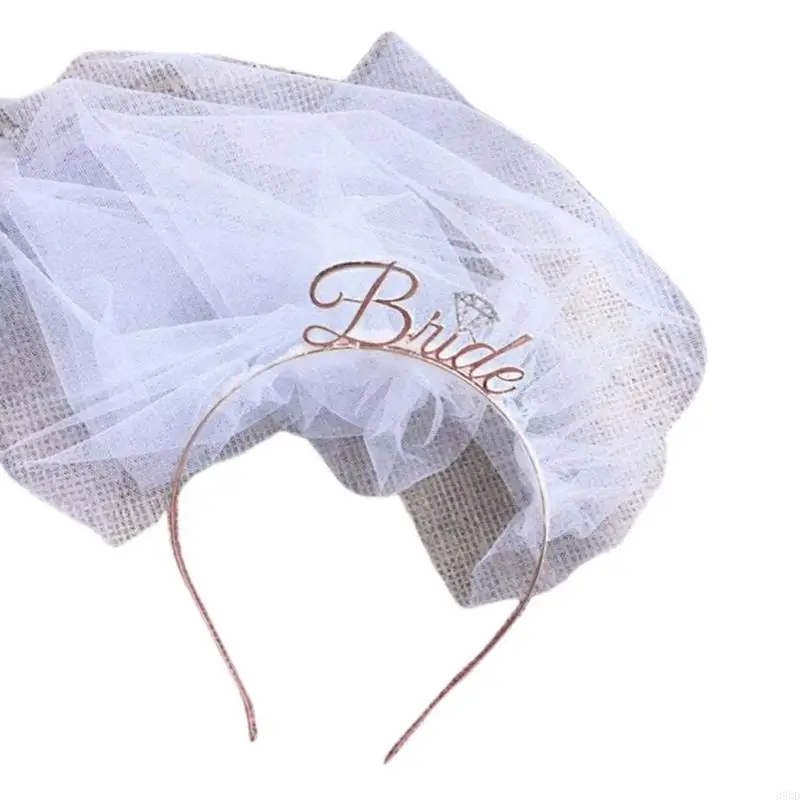 652F Bride Headband Bridal Veil Headband Short Bridal Wedding Veil and Headpieces Bridal Dress Up Accessories
652F Bride Headband Bridal Veil Headband Short Bridal Wedding Veil and Headpieces Bridal Dress Up Accessories