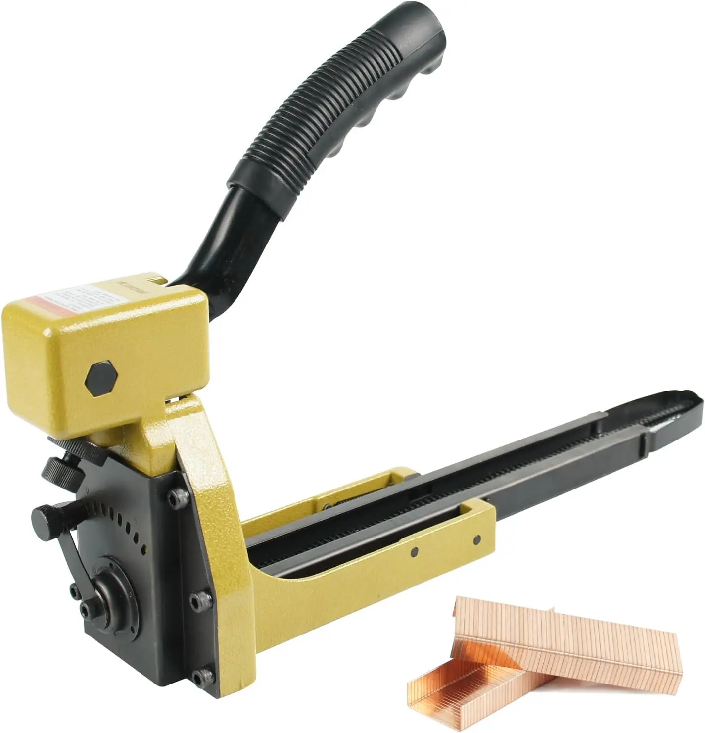 Manual Carton Closing Stapler - 16 Gauge Staple Gun for Corrugated Boxes, 1-3/8" Crown, 5/8" Leg
Manual Carton Closing Stapler - 16 Gauge Staple Gun for Corrugated Boxes, 1-3/8" Crown, 5/8" Leg