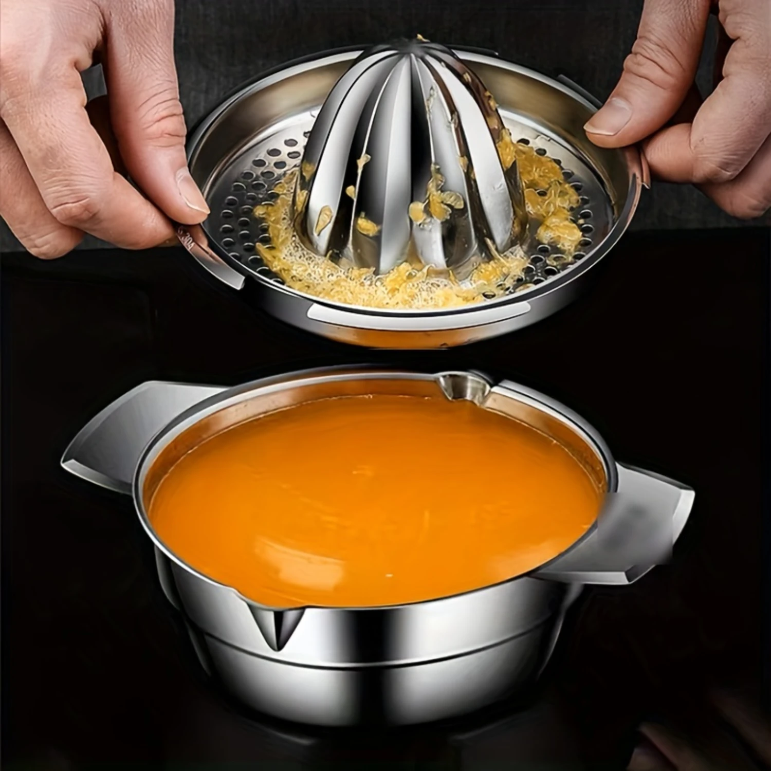 1pc, Citrus Juicer, Multifunctional Lemon Juicer, Creative Orange Juicer, Stainless Steel Manual Juicer, Manual Orange Squeezer
1pc, Citrus Juicer, Multifunctional Lemon Juicer, Creative Orange Juicer, Stainless Steel Manual Juicer, Manual Orange Squeezer