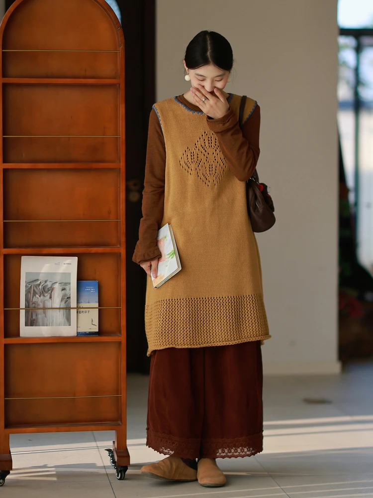 Повседневные женские брюки с высокой талией и широкими штанинами, осенняя новинка, прямые брюки в литературно-художественном стиле с кружевной отделкой, универсальные
Повседневные женские брюки с высокой талией и широкими штанинами, осенняя новинка, прямые брюки в литературно-художественном стиле с кружевной отделкой, универсальные