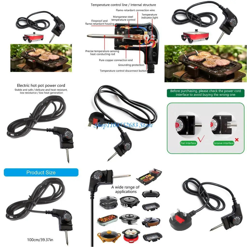 Y6GD Coppers Conductors Power Cord Featuring Temperature Adjustment and Overload Protecting for Safe Use
Y6GD Coppers Conductors Power Cord Featuring Temperature Adjustment and Overload Protecting for Safe Use