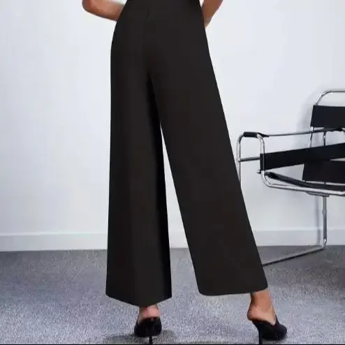 Temperament Commuting Jumpsuits Office Fashion Socialite Wrap Tie Up Suit Pants Solid Wide Leg Jumpsuit for Women's Clothing
Temperament Commuting Jumpsuits Office Fashion Socialite Wrap Tie Up Suit Pants Solid Wide Leg Jumpsuit for Women's Clothing