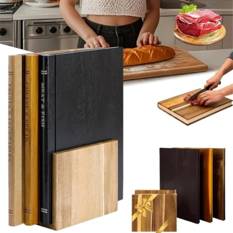 Book Cutting Board Set en Cutting Board Library With Book Cutting Board Set That Look Like Books, Set Of 4 Solid Cutting Board
Book Cutting Board Set en Cutting Board Library With Book Cutting Board Set That Look Like Books, Set Of 4 Solid Cutting Board