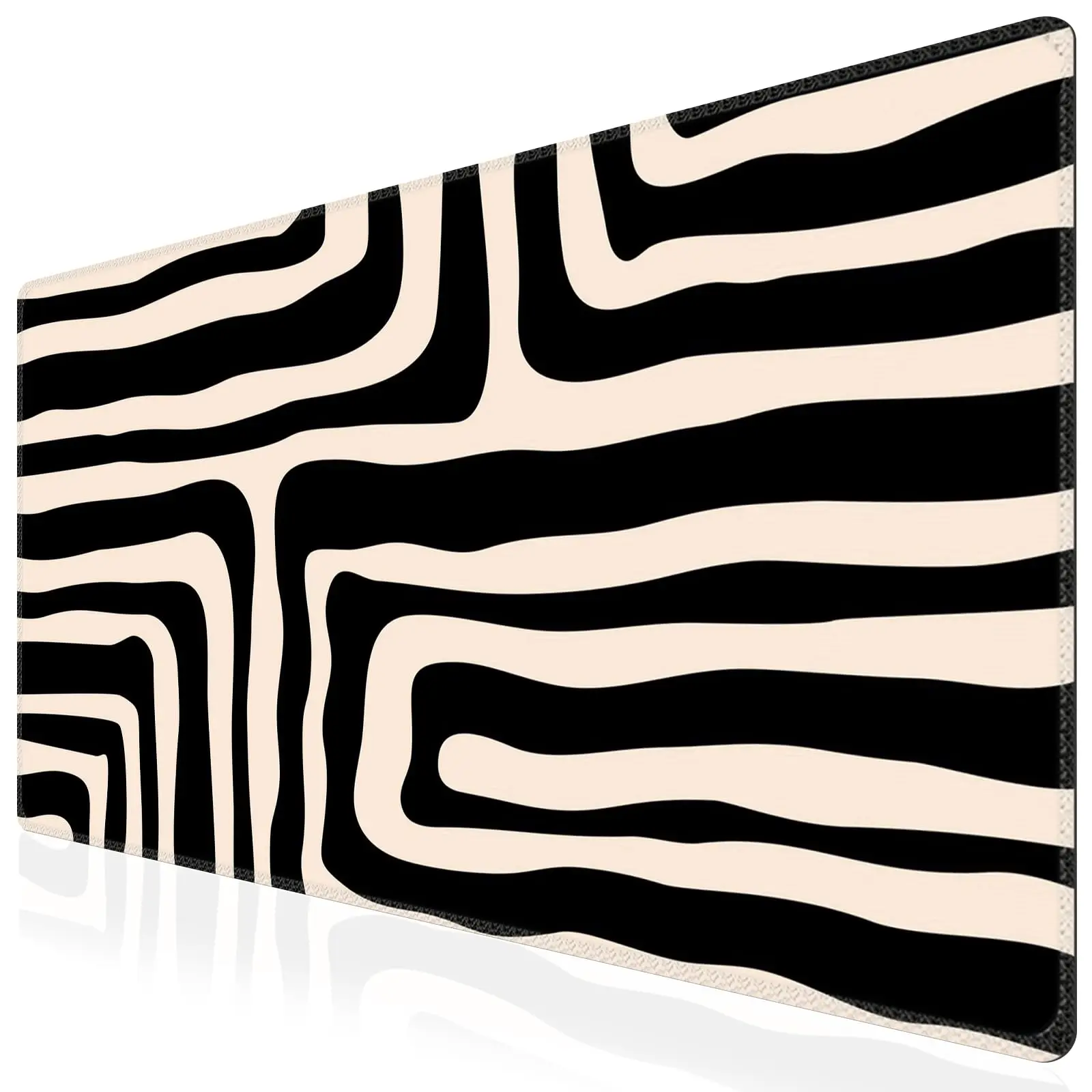 black and white Gaming Mouse Pad,Large Stable Rubber Base Mousepad with Stitched Edges, Keyboard Mouse Mat for Work, Game,Office
black and white Gaming Mouse Pad,Large Stable Rubber Base Mousepad with Stitched Edges, Keyboard Mouse Mat for Work, Game,Office