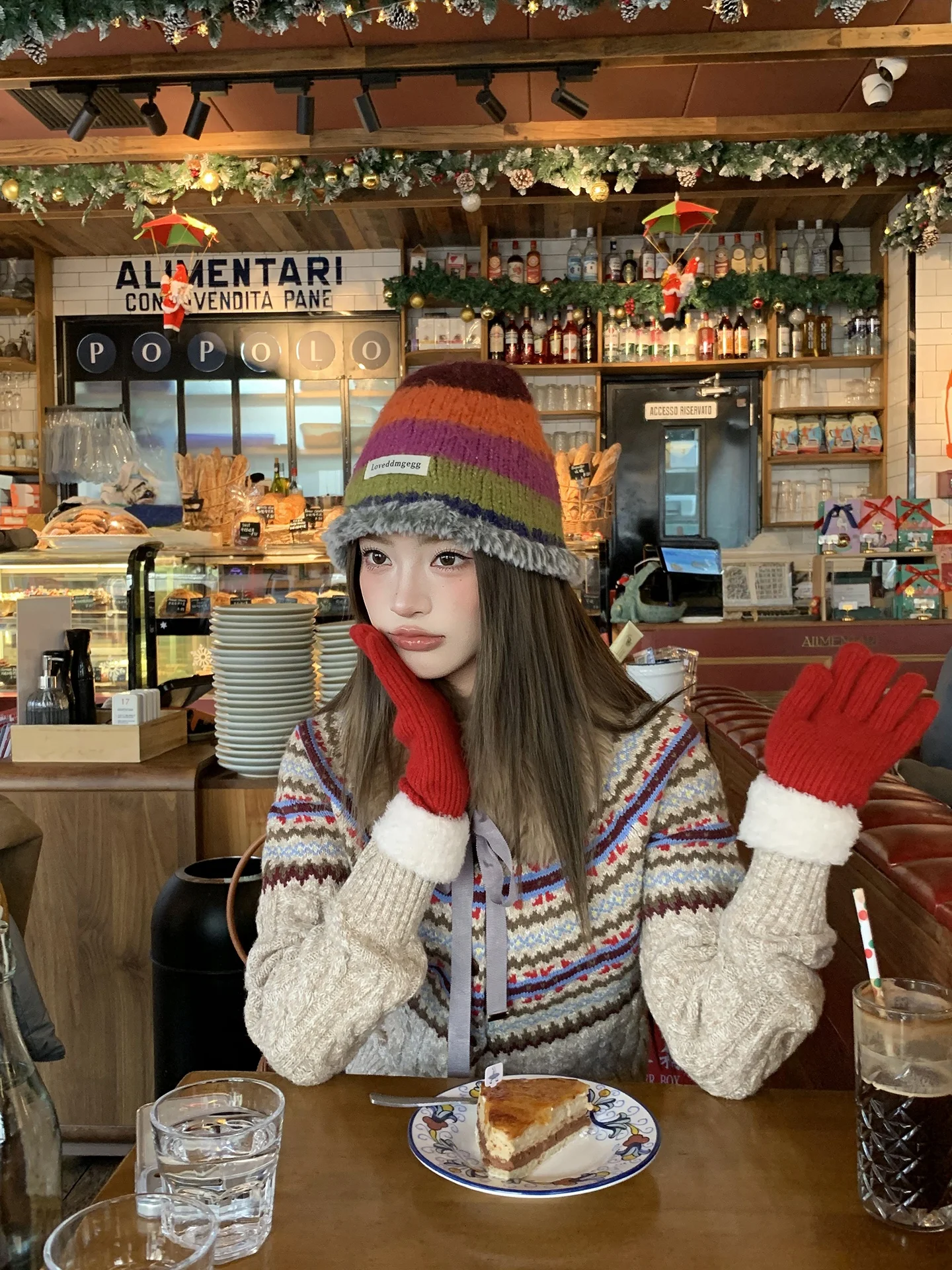 Thickened Knitted Sweater Cardigan Women's Winter Design Sense with Fur Collar Earth Store Fair Island Twist Patterned Sweater
Thickened Knitted Sweater Cardigan Women's Winter Design Sense with Fur Collar Earth Store Fair Island Twist Patterned Sweater