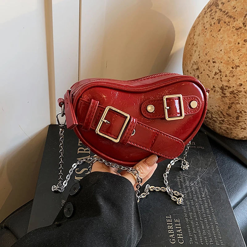 Light Luxury Burgundy Messenger Bag for Women 2025 Spring Trend Love Chains Shoulder Pack Exquisite Lipstick Bags
Light Luxury Burgundy Messenger Bag for Women 2025 Spring Trend Love Chains Shoulder Pack Exquisite Lipstick Bags