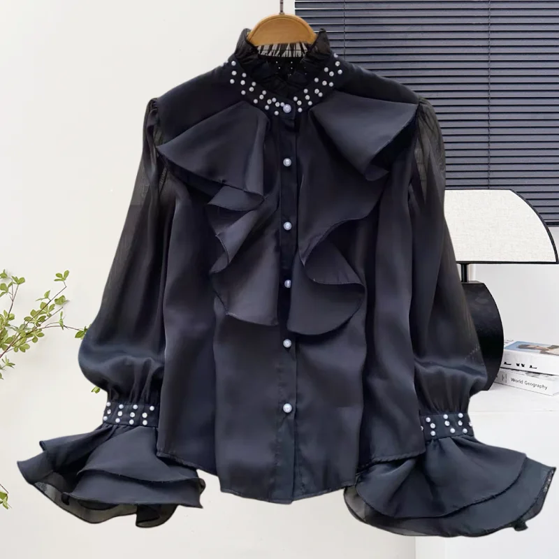 Черный, Новый, Корейский, Стиль, Блузка, Мода, Сексуальная, Подставка, Лоскутное, Оборки, Алмазы, Женский, Однобортный, Длинный Рукав, Рубашка, Топы, 571001
Черный, Новый, Корейский, Стиль, Блузка, Мода, Сексуальная, Подставка, Лоскутное, Оборки, Алмазы, Женский, Однобортный, Длинный Рукав, Рубашка, Топы, 571001