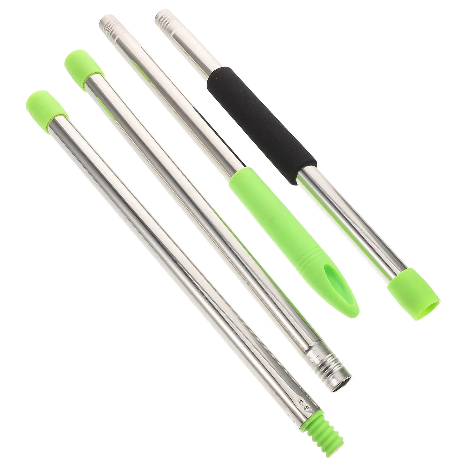 4Pcs Universal Extendable Stainless Steel Mop Handle Rod Telescopic Cleaning Pole Adjustable Replacement for Home Office
4Pcs Universal Extendable Stainless Steel Mop Handle Rod Telescopic Cleaning Pole Adjustable Replacement for Home Office