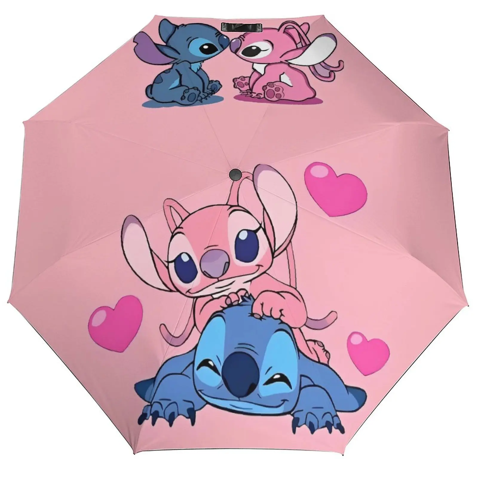 Kawaii Stitch And Angel-Cartoon Comic Three Fold Auto Umbrella Aesthetic Fold Umbrella Custom Sun Sun Wind Proof Umbrella
Kawaii Stitch And Angel-Cartoon Comic Three Fold Auto Umbrella Aesthetic Fold Umbrella Custom Sun Sun Wind Proof Umbrella