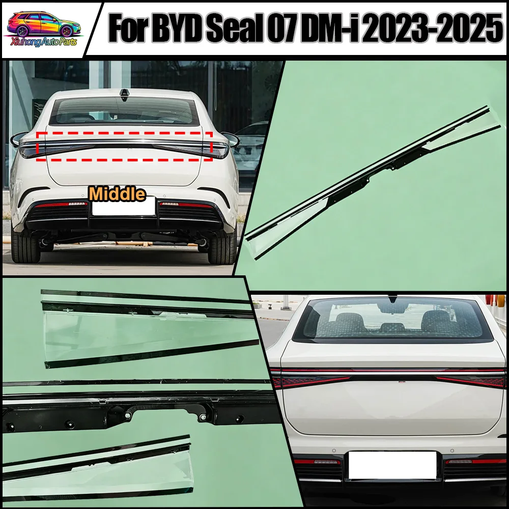 Through Light Bar Car Taillight Cover Lampcover Lampshade Lamp Glass Lens Case Taillamp Mask 2023 2024-2025 For BYD Seal 07 DM-i
Through Light Bar Car Taillight Cover Lampcover Lampshade Lamp Glass Lens Case Taillamp Mask 2023 2024-2025 For BYD Seal 07 DM-i