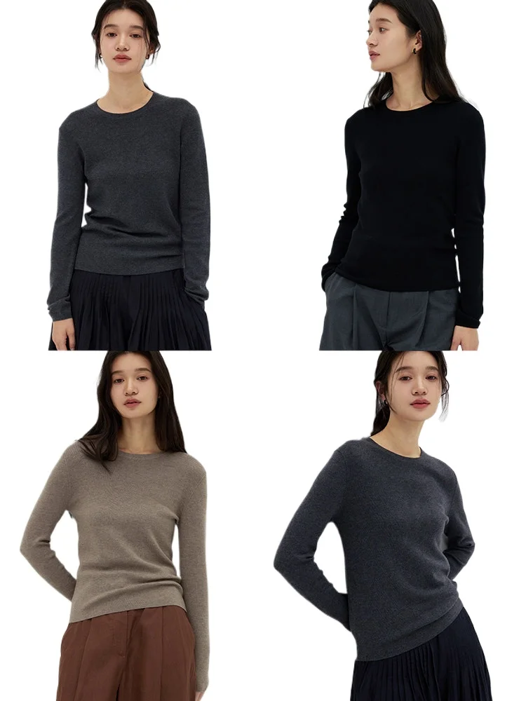 Декоративная панель T-образной формы! Ультратонкая женская базовая футболка из утолщенного камвольного трикотажа KVSS68 с 16-ю иглами и круглым вырезом
Декоративная панель T-образной формы! Ультратонкая женская базовая футболка из утолщенного камвольного трикотажа KVSS68 с 16-ю иглами и круглым вырезом