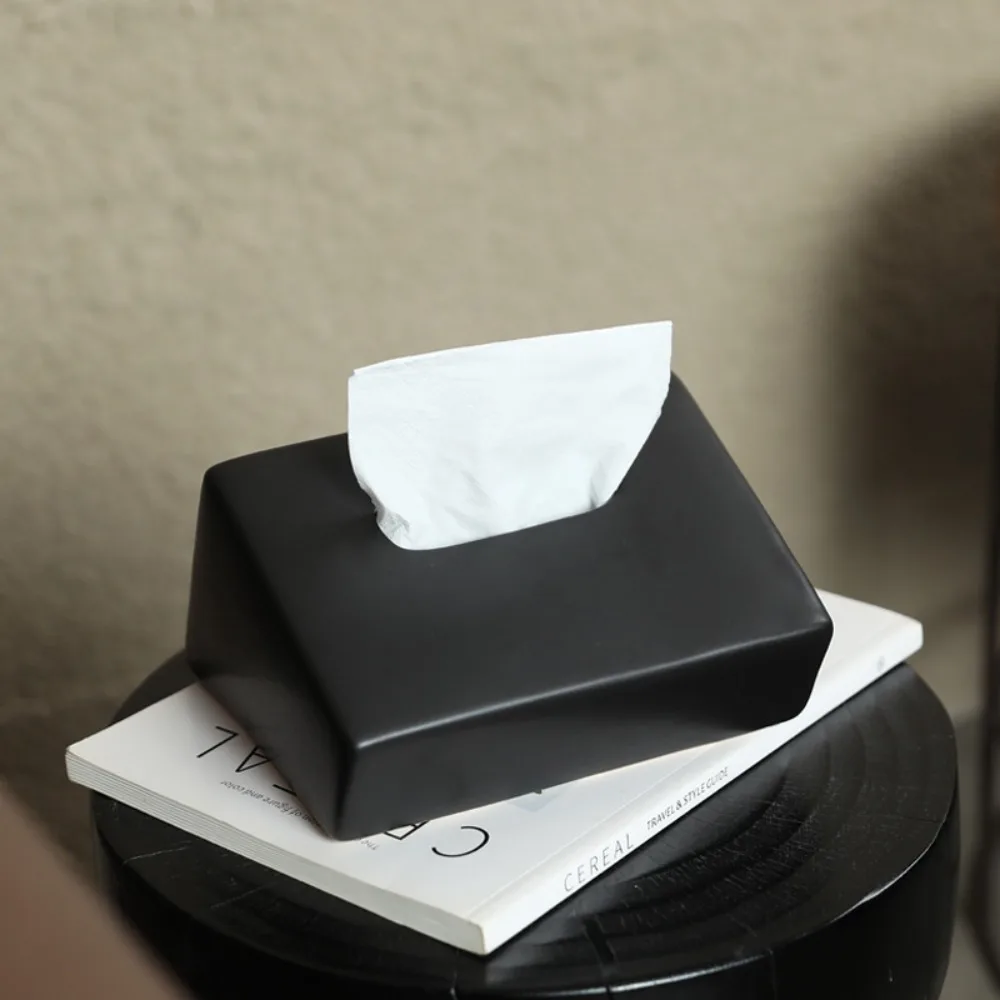 Modern Minimalist Ceramic Tissue Box Geometric Paper Drawer Box Living Room Dining Table Decoration Home Storage Box
Modern Minimalist Ceramic Tissue Box Geometric Paper Drawer Box Living Room Dining Table Decoration Home Storage Box