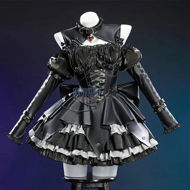 Anime KAngel NEEDY GIRL OVERDOSE Cosplay Costume Women Black Leather Lolita Short Dress Outfit Halloween Carnival Party Clothes
Anime KAngel NEEDY GIRL OVERDOSE Cosplay Costume Women Black Leather Lolita Short Dress Outfit Halloween Carnival Party Clothes