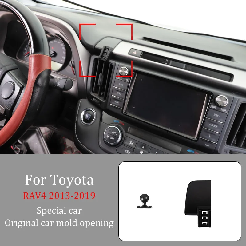 For Toyota RAV4 2013-2019 Car Phone Holder Wireless Charger Automatic Navigation Bracket
For Toyota RAV4 2013-2019 Car Phone Holder Wireless Charger Automatic Navigation Bracket