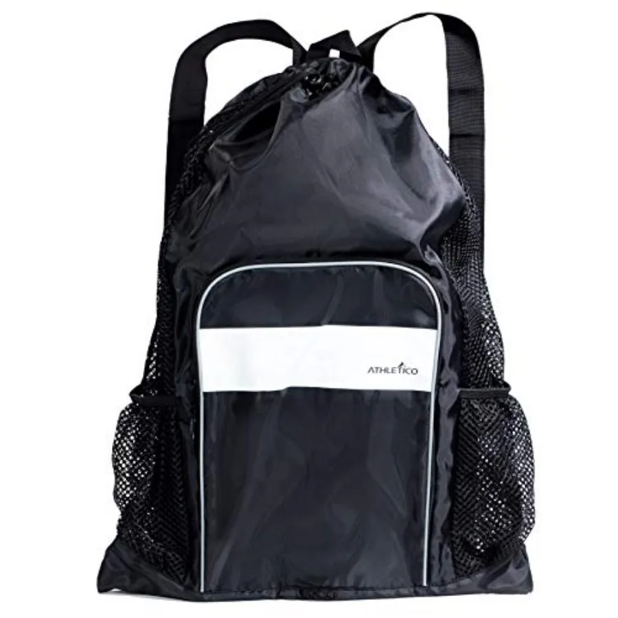 Athletico Mesh Swim Bag - Mesh Pool Bag With Wet and Dry Compartments for Swimming, the Beach, Camping and More
Athletico Mesh Swim Bag - Mesh Pool Bag With Wet and Dry Compartments for Swimming, the Beach, Camping and More