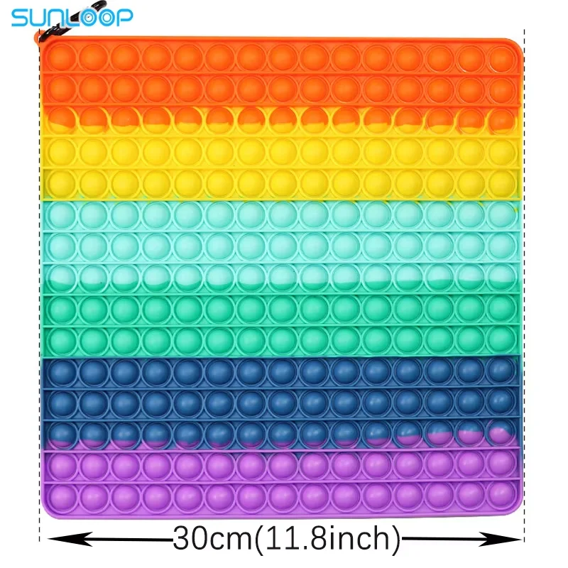 Giant Pop Fidget toy 30cm Big Square Penguin Simple Dimple Rainbow Bubble Big XXL Dimple Antistress Toy Stress Toy Children Gift
Giant Pop Fidget toy 30cm Big Square Penguin Simple Dimple Rainbow Bubble Big XXL Dimple Antistress Toy Stress Toy Children Gift