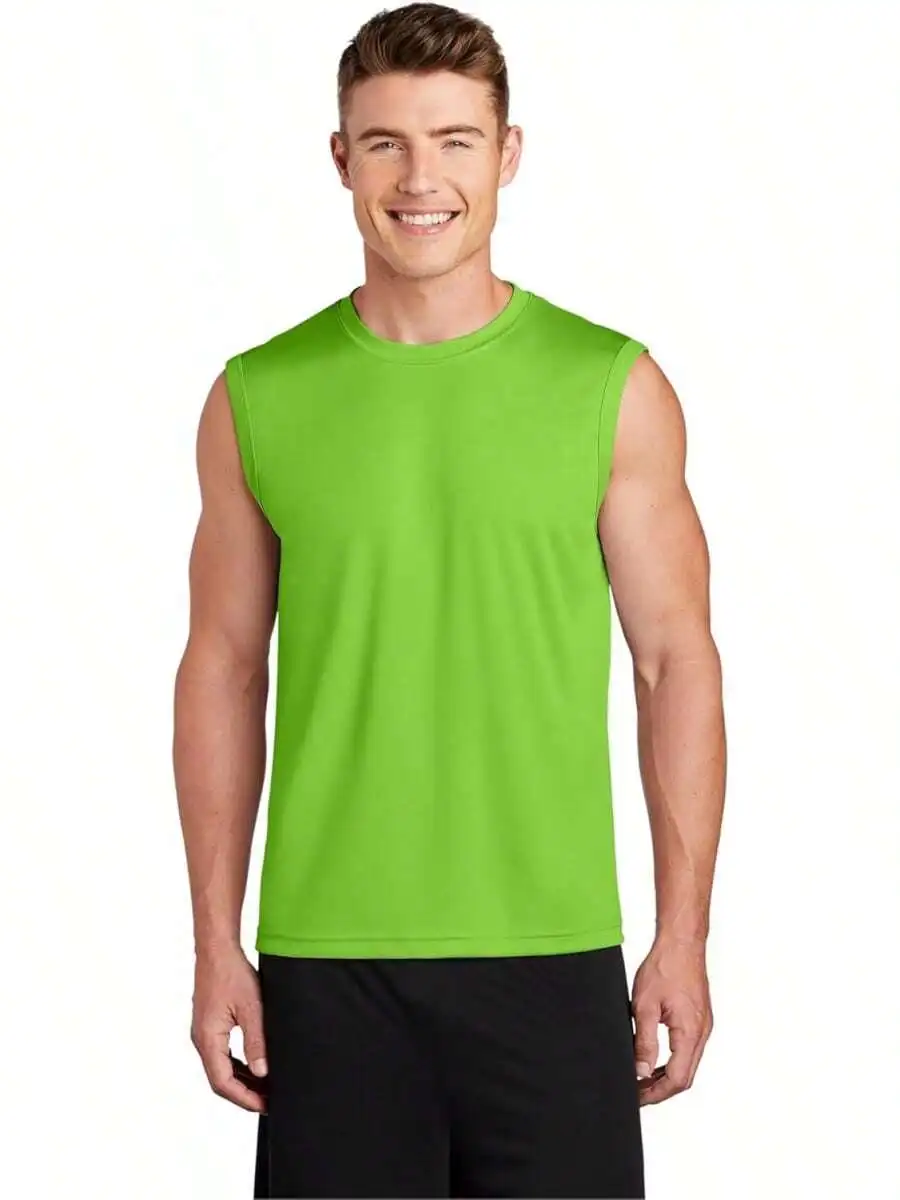 Mens Sleeveless Muscle Fit Dry Fit Tank Top
Mens Sleeveless Muscle Fit Dry Fit Tank Top