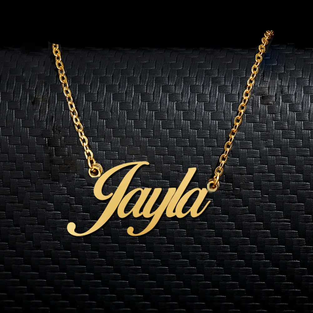 Jayla Name Necklace Stainless Steel for Women Jewelry Nameplate Pendant Femme Mothers Girlfriend Gift (Not Customize)
Jayla Name Necklace Stainless Steel for Women Jewelry Nameplate Pendant Femme Mothers Girlfriend Gift (Not Customize)