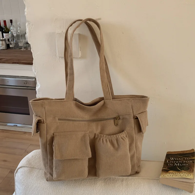 Новая вельветовая сумка на плечо, женская большая вместительная зимняя сумка-тоут с ручкой для путешествий, поездок на работу, удобная и текстурированная дорожная сумка
Новая вельветовая сумка на плечо, женская большая вместительная зимняя сумка-тоут с ручкой для путешествий, поездок на работу, удобная и текстурированная дорожная сумка