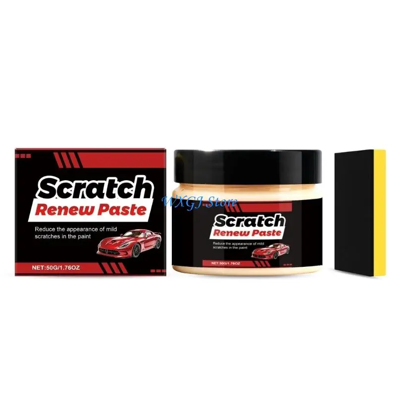 37JE 50G/1.76Oz Car Scratch Repair Paste with Sponge Auto Surfaces Scratch Repair Paste Universal Car Maintenance Accessories
37JE 50G/1.76Oz Car Scratch Repair Paste with Sponge Auto Surfaces Scratch Repair Paste Universal Car Maintenance Accessories