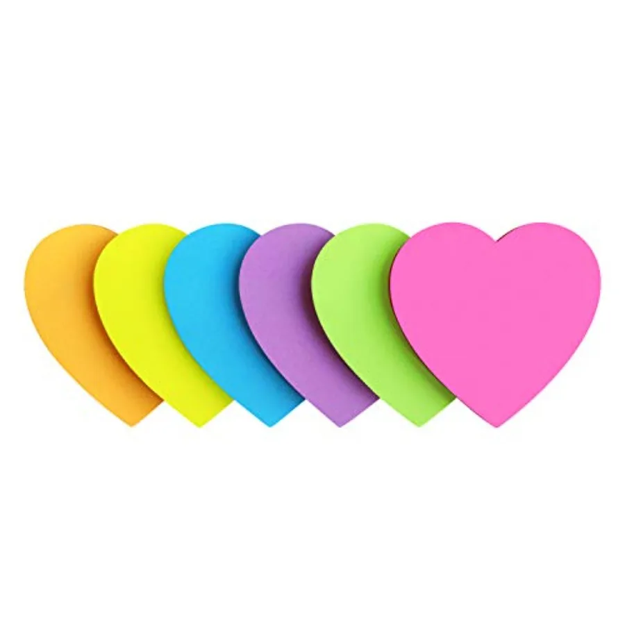 Heart Shape Sticky Notes ful Sticky Pad 75 Sheets/Pad Self-Sticky Note
Heart Shape Sticky Notes ful Sticky Pad 75 Sheets/Pad Self-Sticky Note
